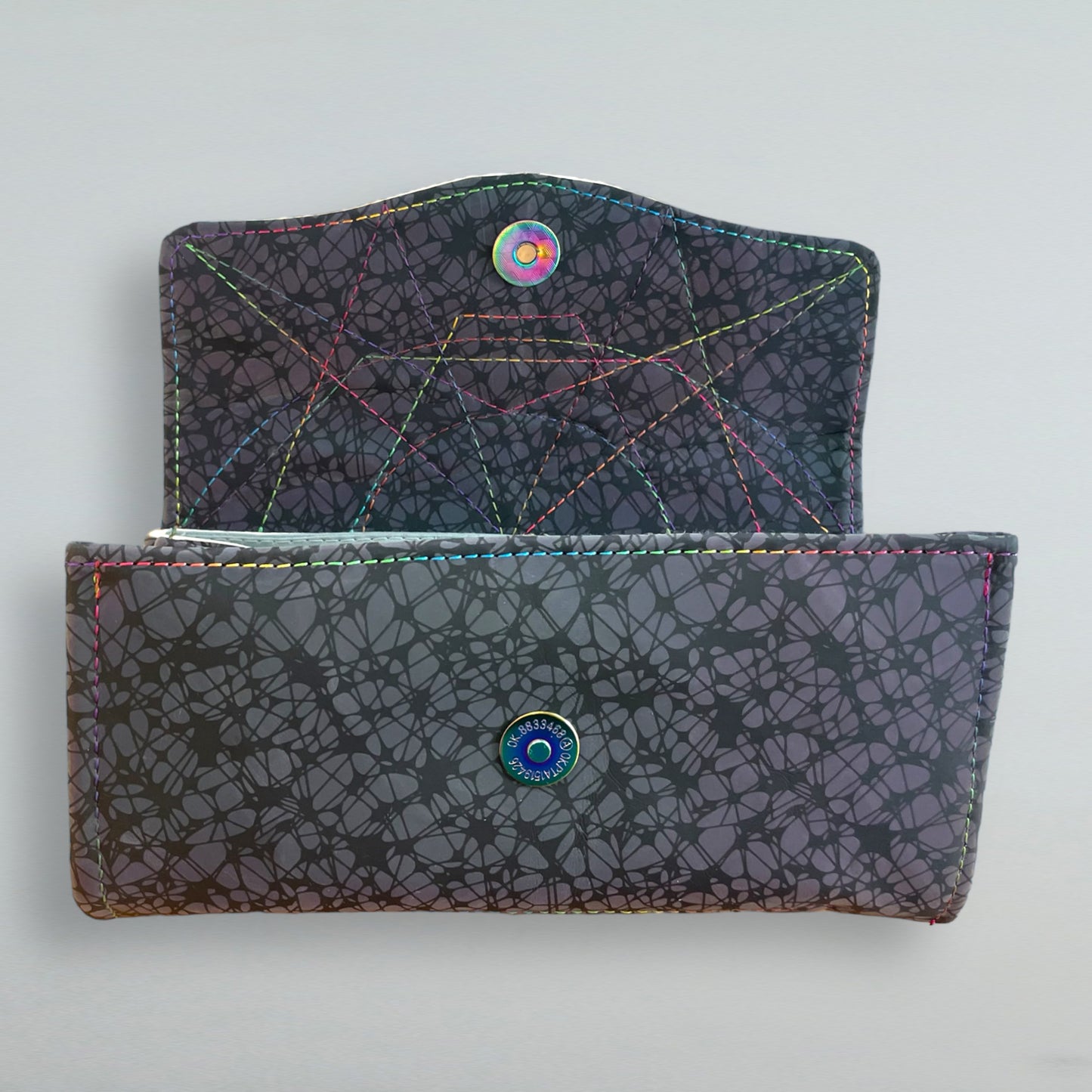 Necessary Clutch Wallet - Rainbow Webs