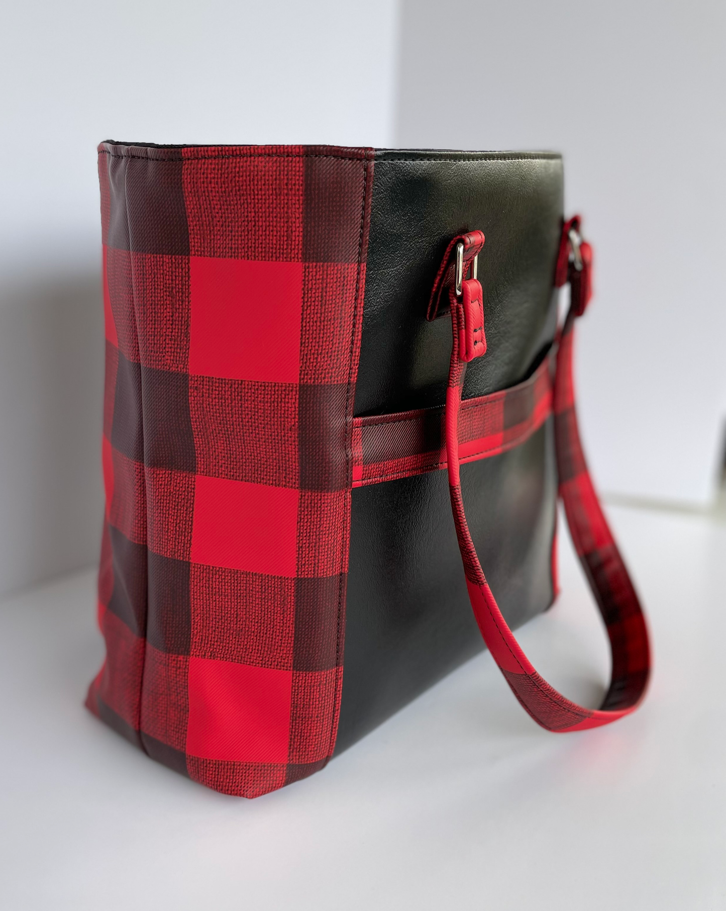 Alaine Bag - Red Buffalo Plaid