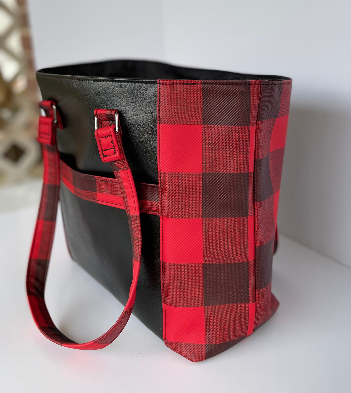 Alaine Bag - Red Buffalo Plaid