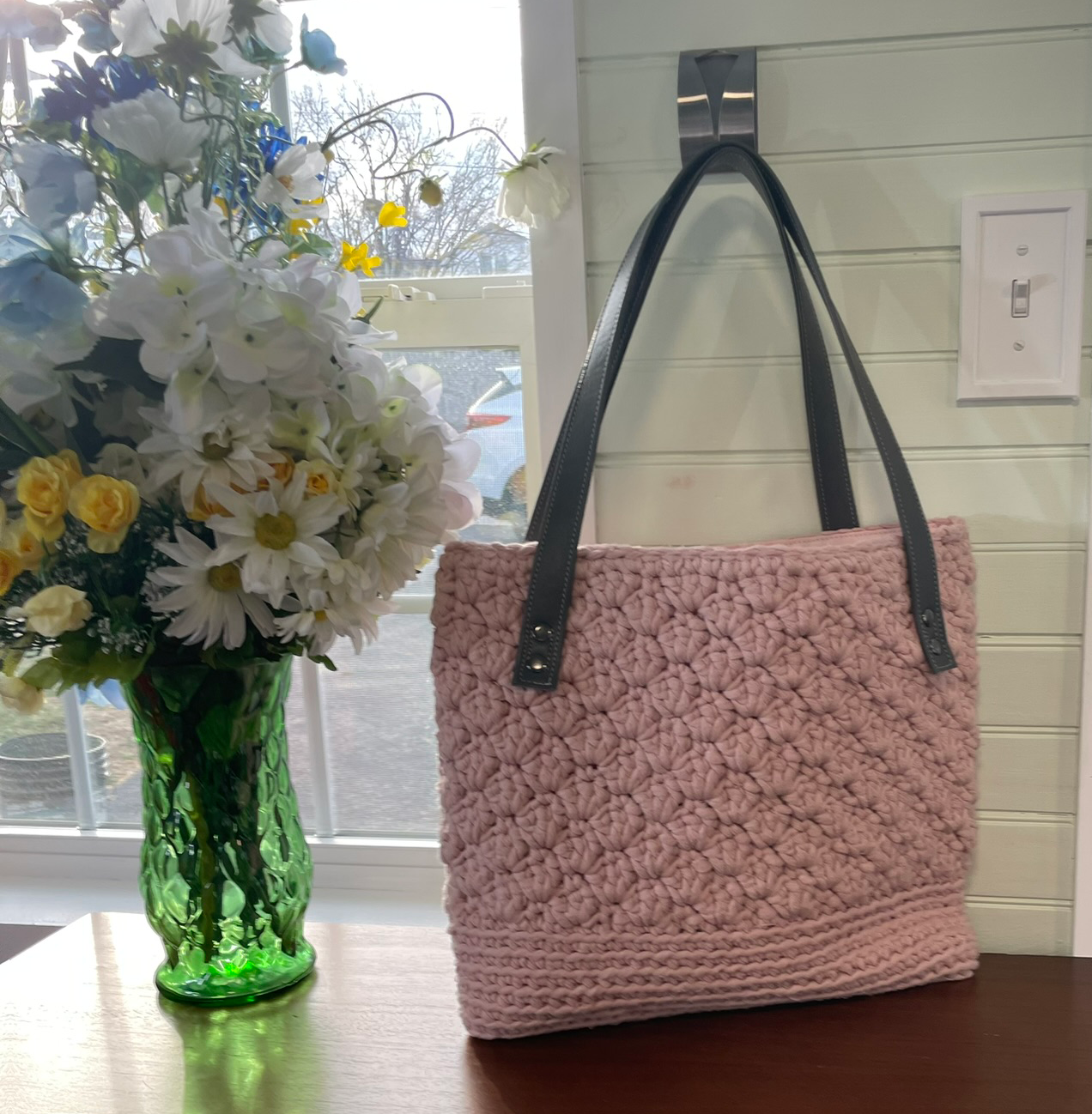 Crochet - Pink Shoulder bag